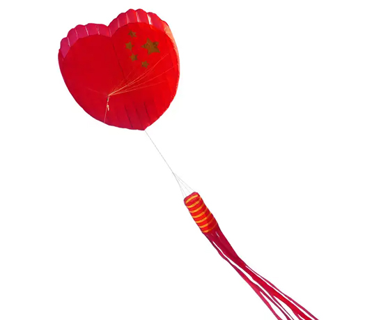 Fashionable large outdoor soft kite Red Love Soft Kite