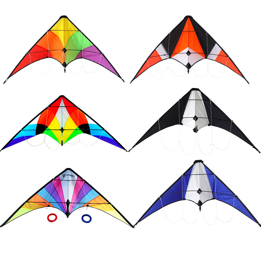 Colorful Patchwork Dual-Line Stunt Sport Kite