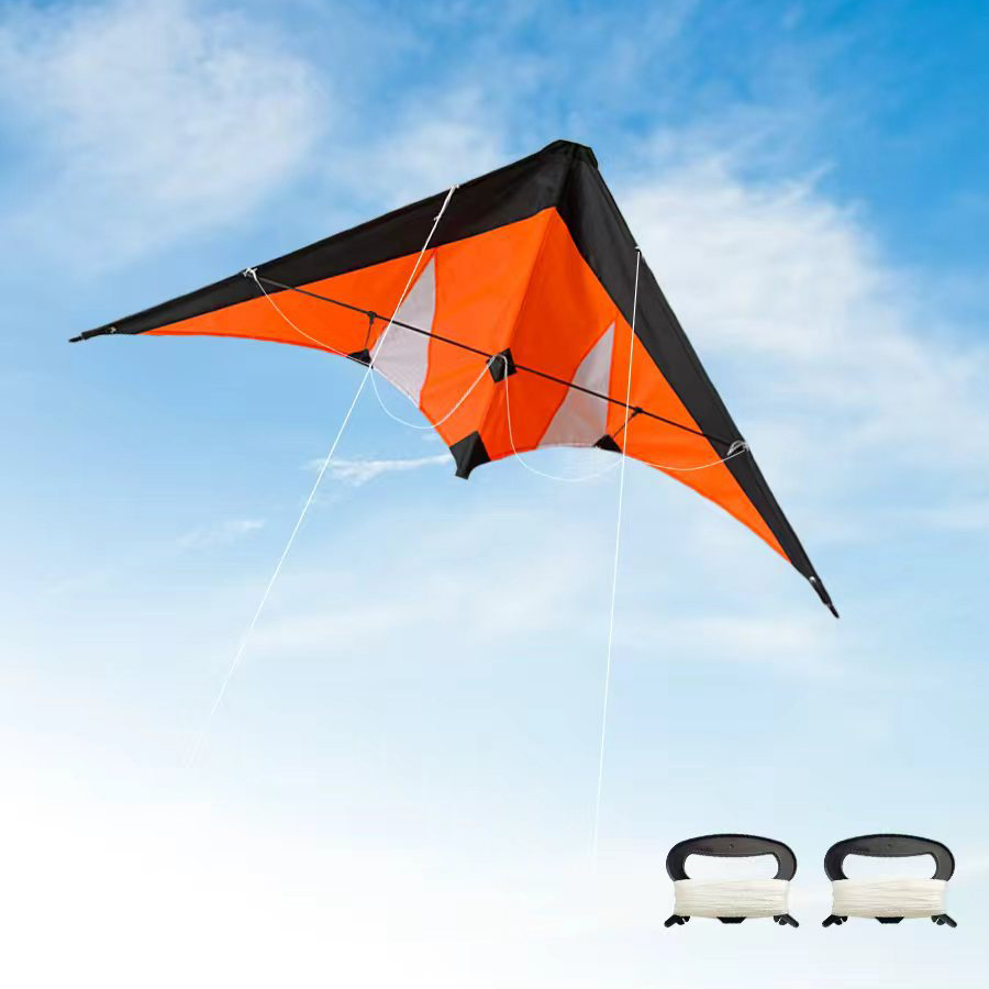 Orange Dual-Line Stunt Sport Kite