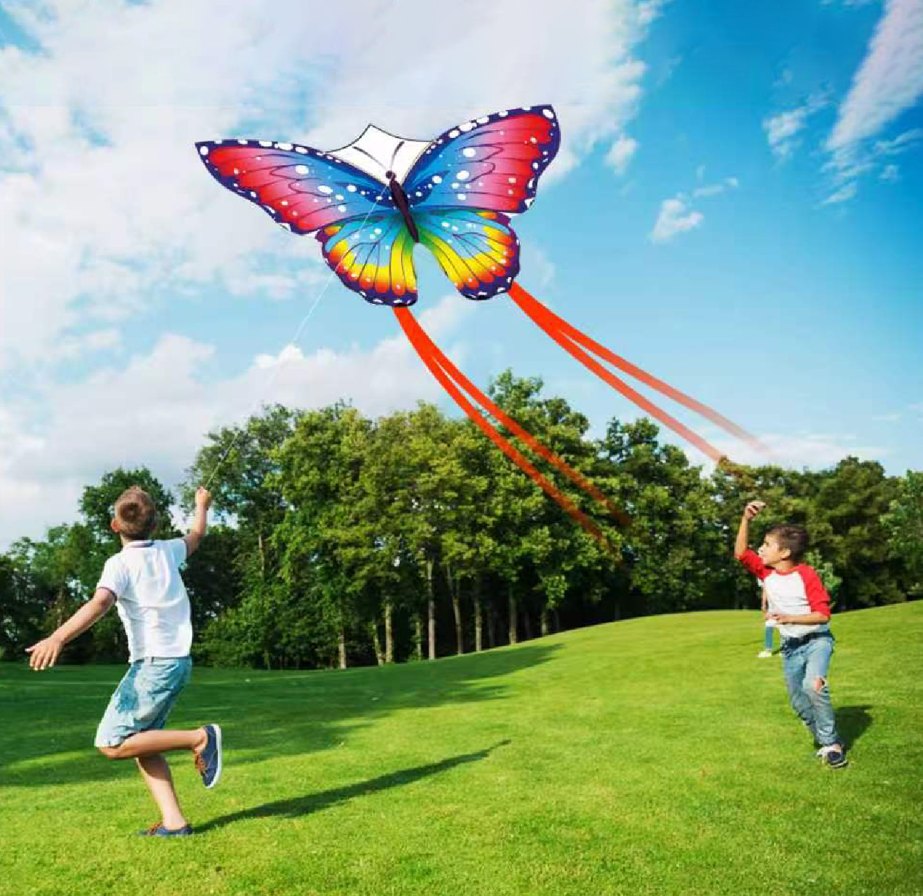 Colorful Starry Butterfly-shaped Kite