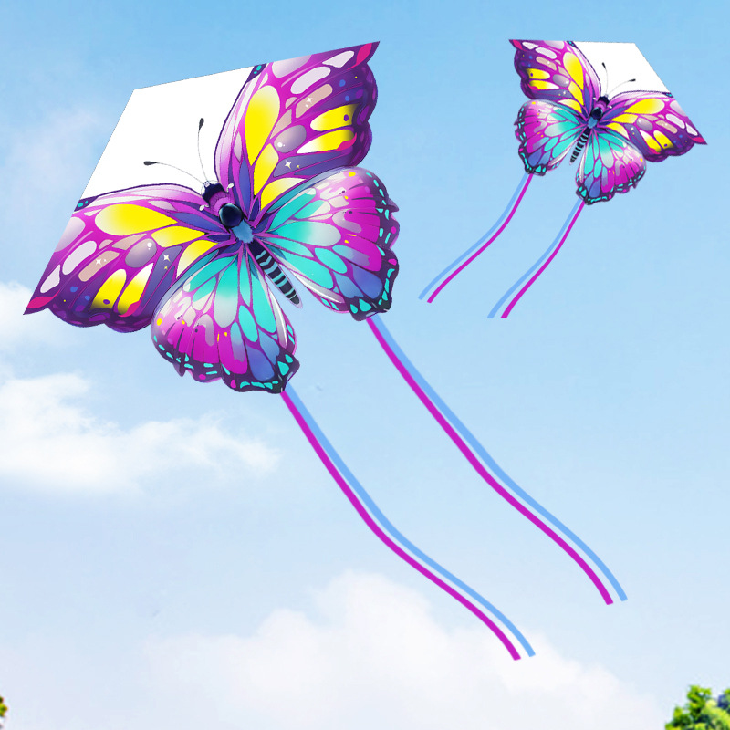 Purple Gradient Butterfly-shaped Kite