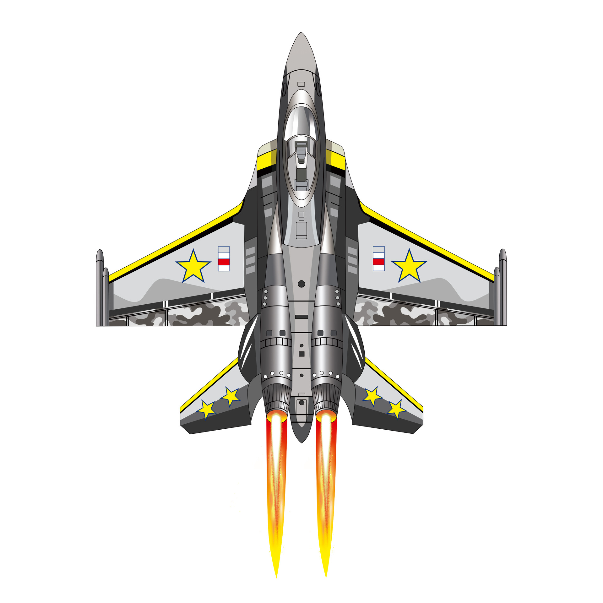 Children's Combat Airplane-shaped Kite