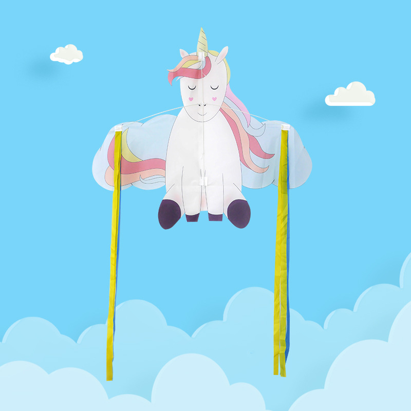 Children's Cartoon Unicorn-shaped Kite