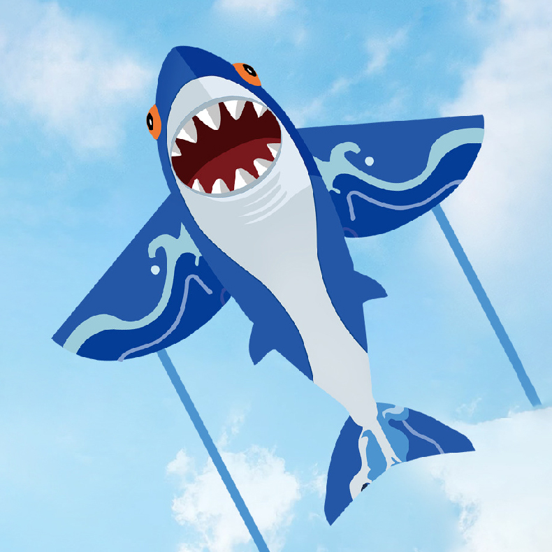 Children's Shark-shaped Kite