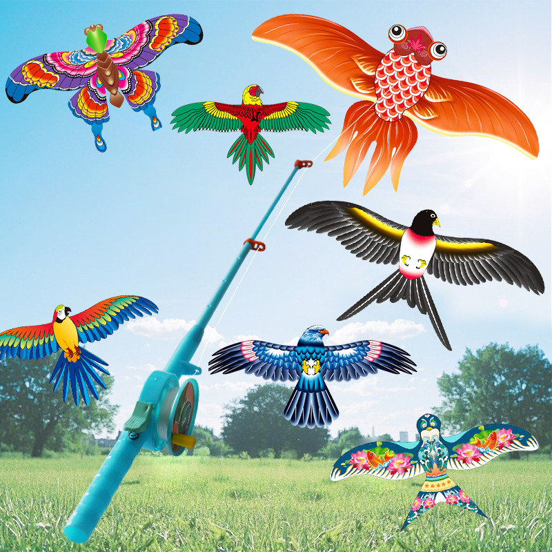 Fishing Rod Dynamic Special-shaped Mini Small Kite