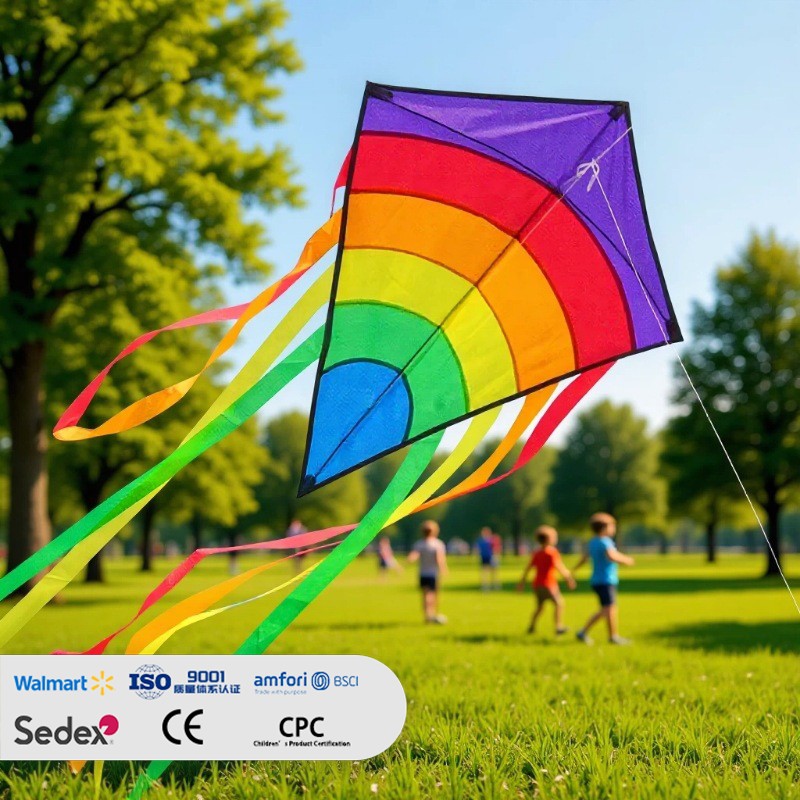 multi-tailed diamond kite