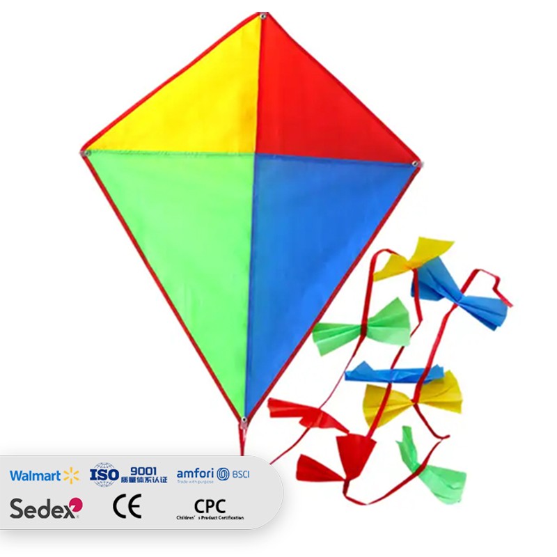 bow diamond flying kite for children beach kite toys from the factory