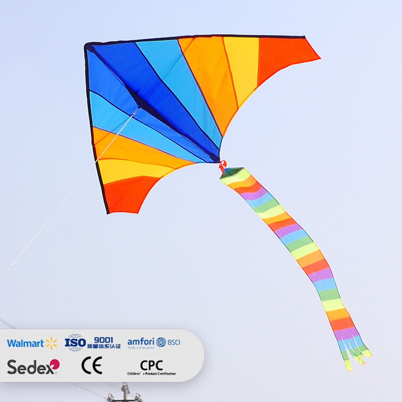 Five-Color Patchwork Delta Kite