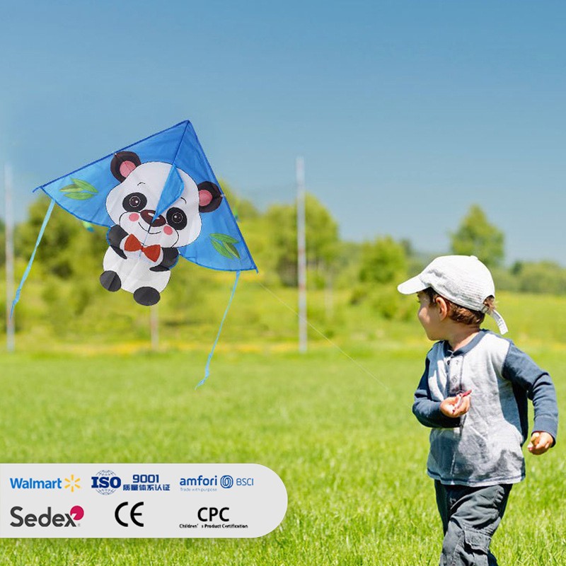 Kids' Cartoon Panda Delta Kite