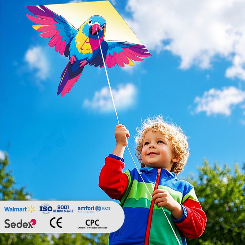 Cartoon Parrot Novelty Delta Kite