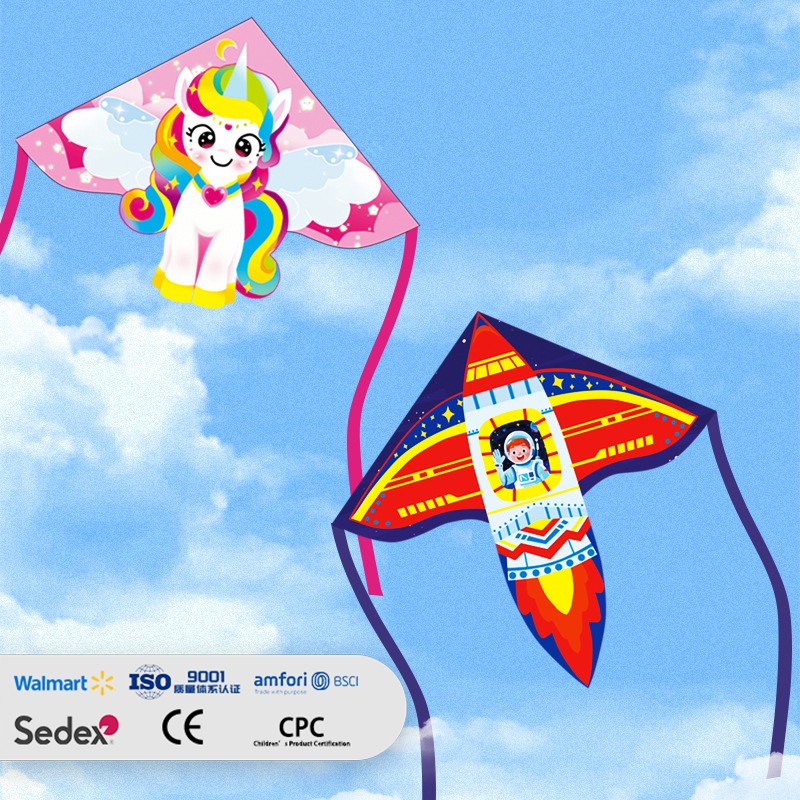 Cartoon Assorted Novelty Delta Kite
