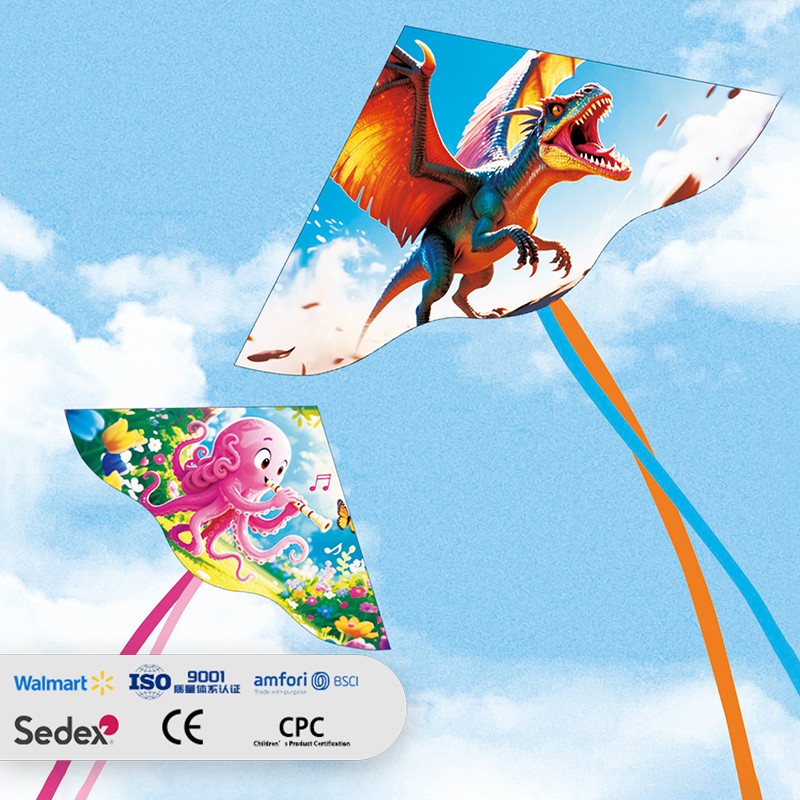 Kids' Cartoon Animal Delta Kite