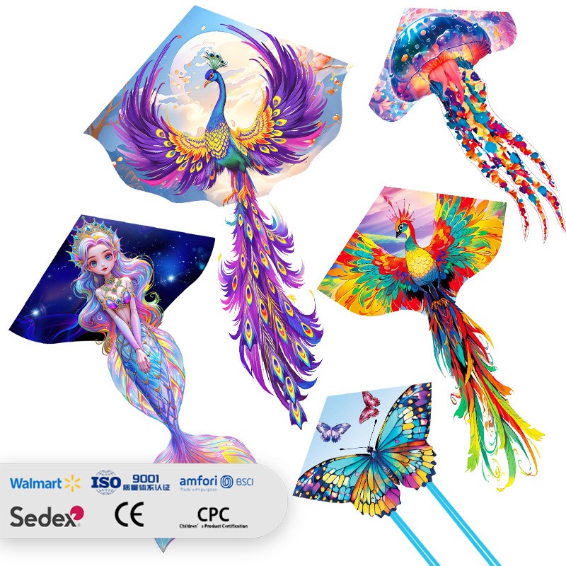 Kids' Cartoon Mermaid Princess Novelty Delta Kite