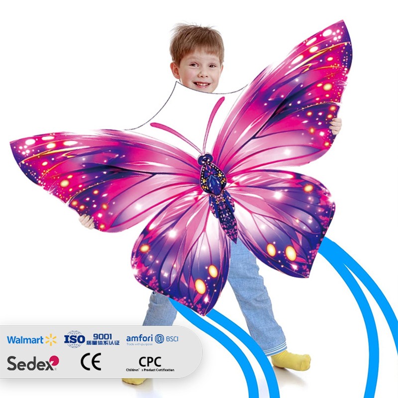 Purple Starry Gradient Butterfly-shaped Kite