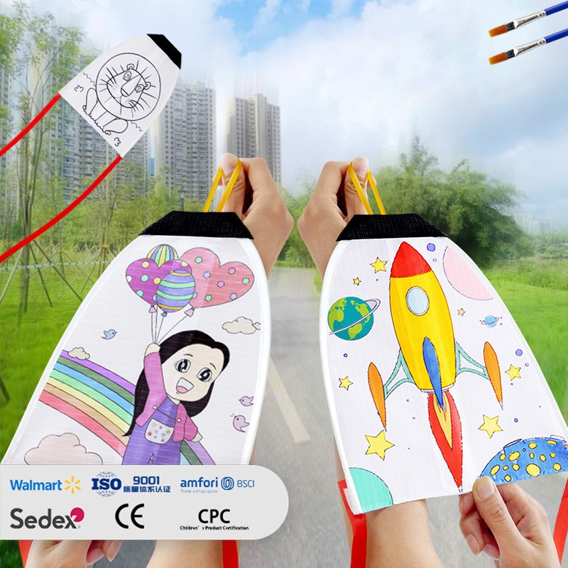 Children's Catapult DIY Drawing Kite