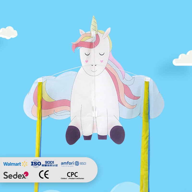 Children's Cartoon Unicorn-shaped Kite