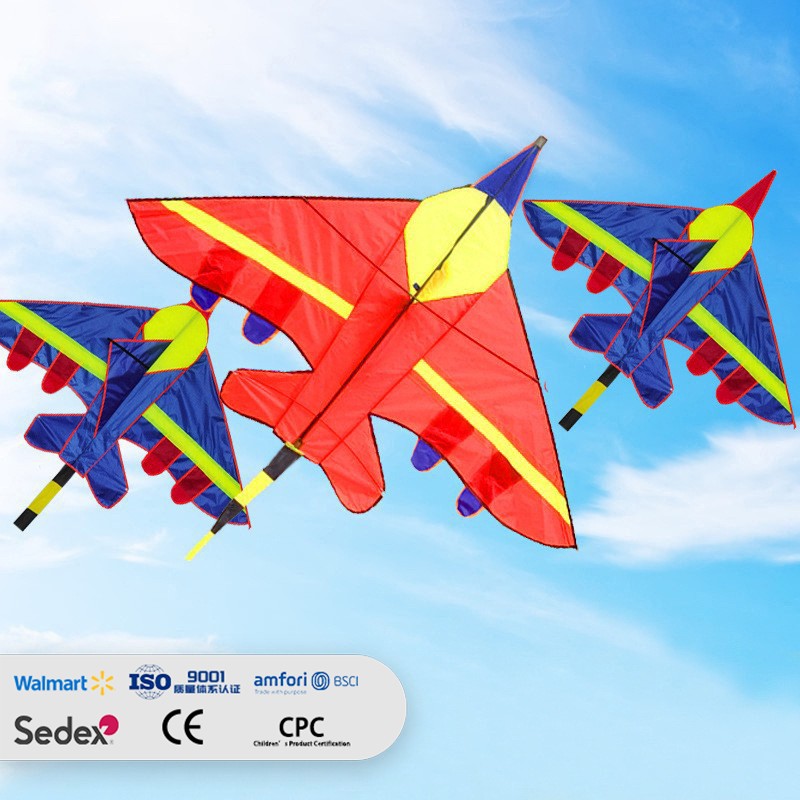 Cartoon Solid-color Airplane-shaped Kite