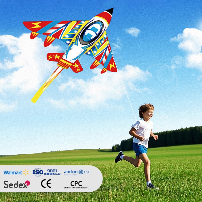 Children's Colorful Airplane-shaped Kite
