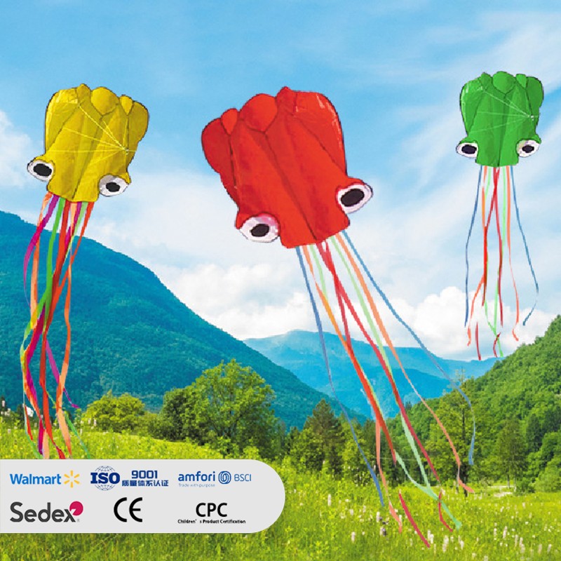 Solid Color Boneless Giant Octopus Soft Kite