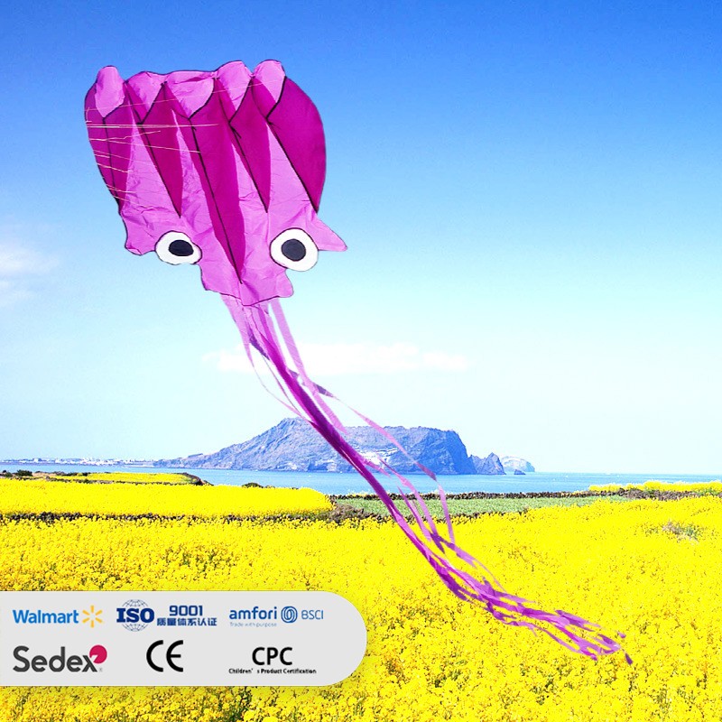 Solid Color Boneless Giant Octopus Soft Kite
