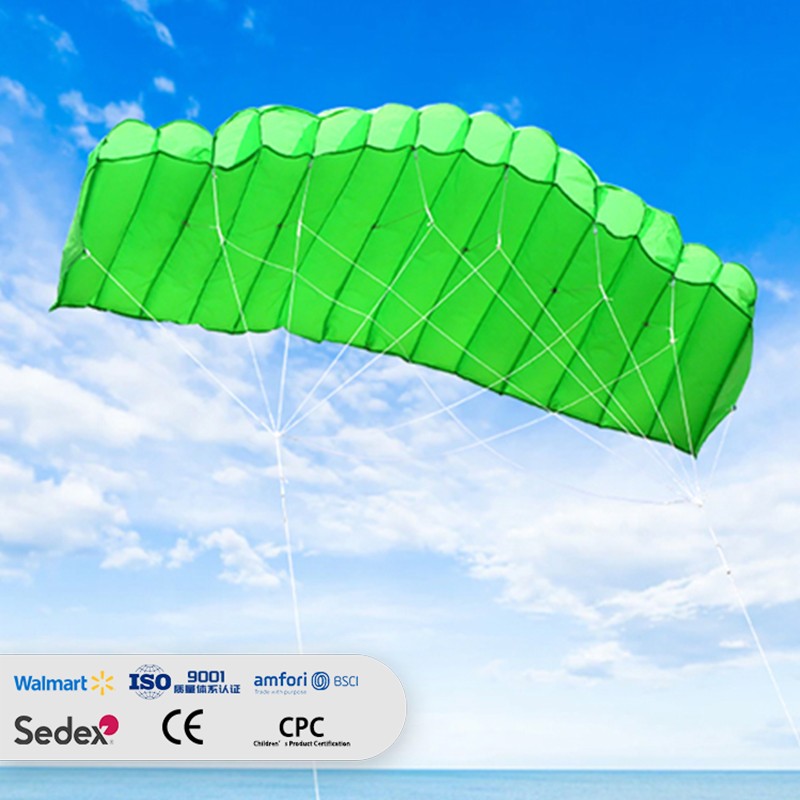 Heat transfer printing double line soft kite