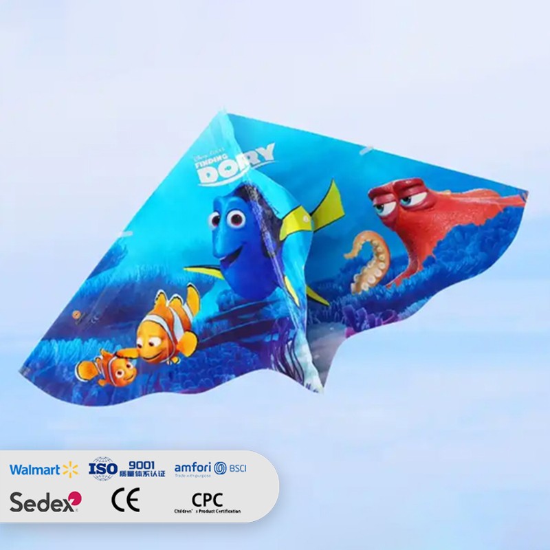PE plastic Delta Kite from Weifang kite factory