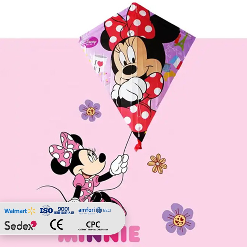 High quality cheap PE Plastic material kids Promotional kites from Weifang kite factory