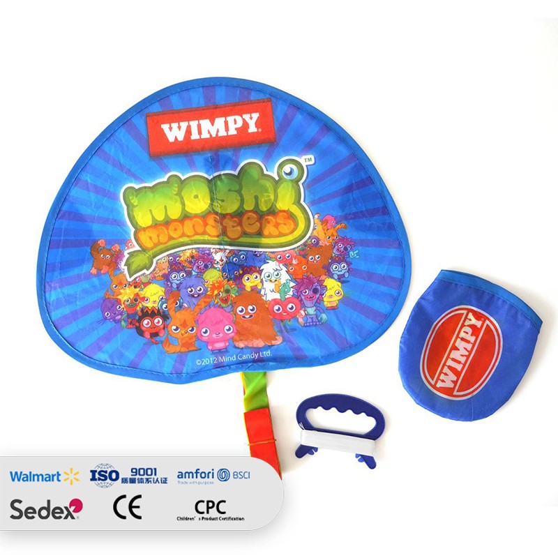 Triangular Flying Disc Advertising Portable Folding Kite