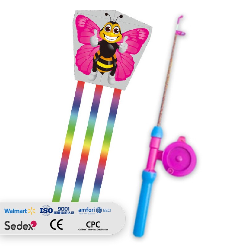 Fishing Rod Dynamic Mini Small Kite
